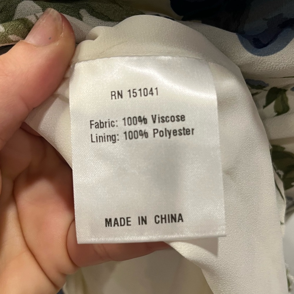 NWT OPT Blue Hydrangea Aila Dress - 10 - Picture 11 of 11